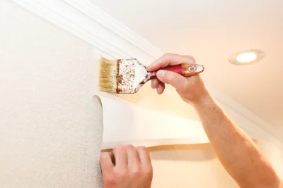 Pose de papier peint à Sologny — revêtements muraux et toiles de verre